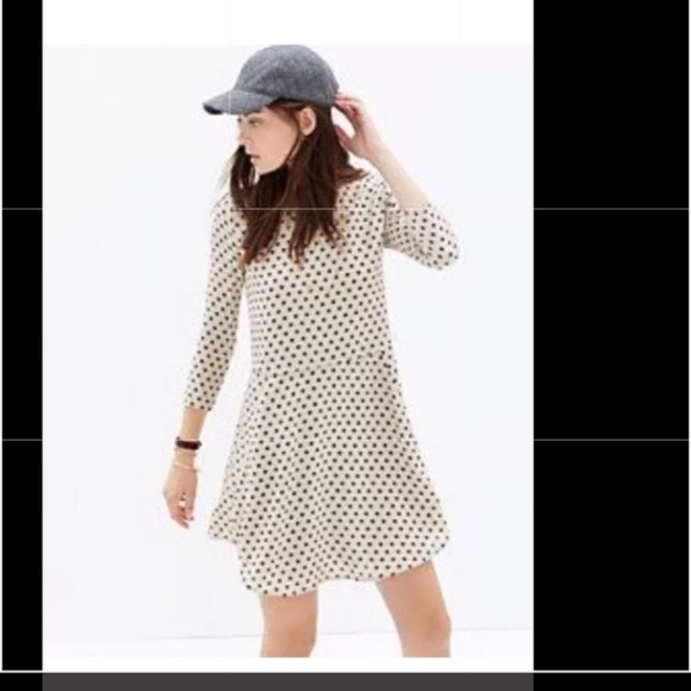 Madewell silk Tea Dress